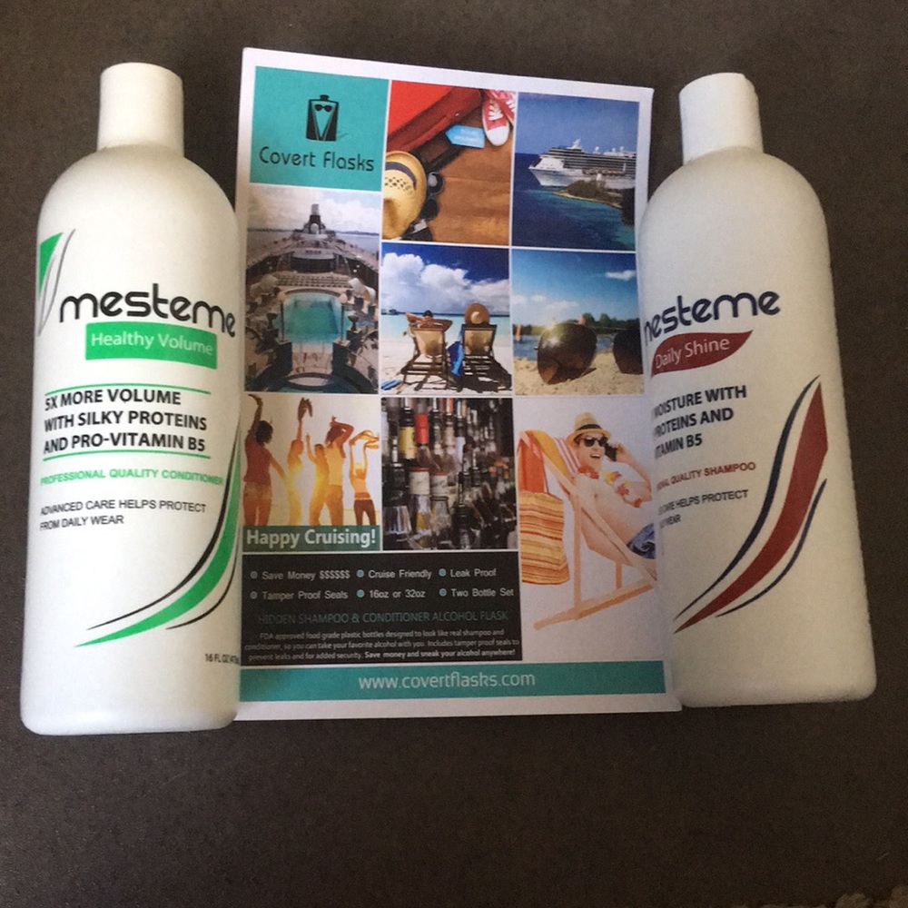 Shampoo & Conditioner Covert Alcohol Flasks